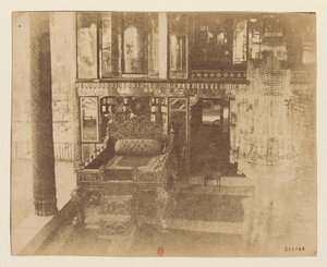 Tehran. Ordinary Throne in the Otak e-Gulistan by Luigi Pesce